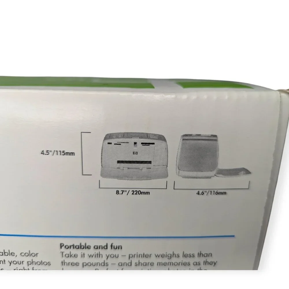 HP Photosmart 375 Compact Portable Photo Printer 4